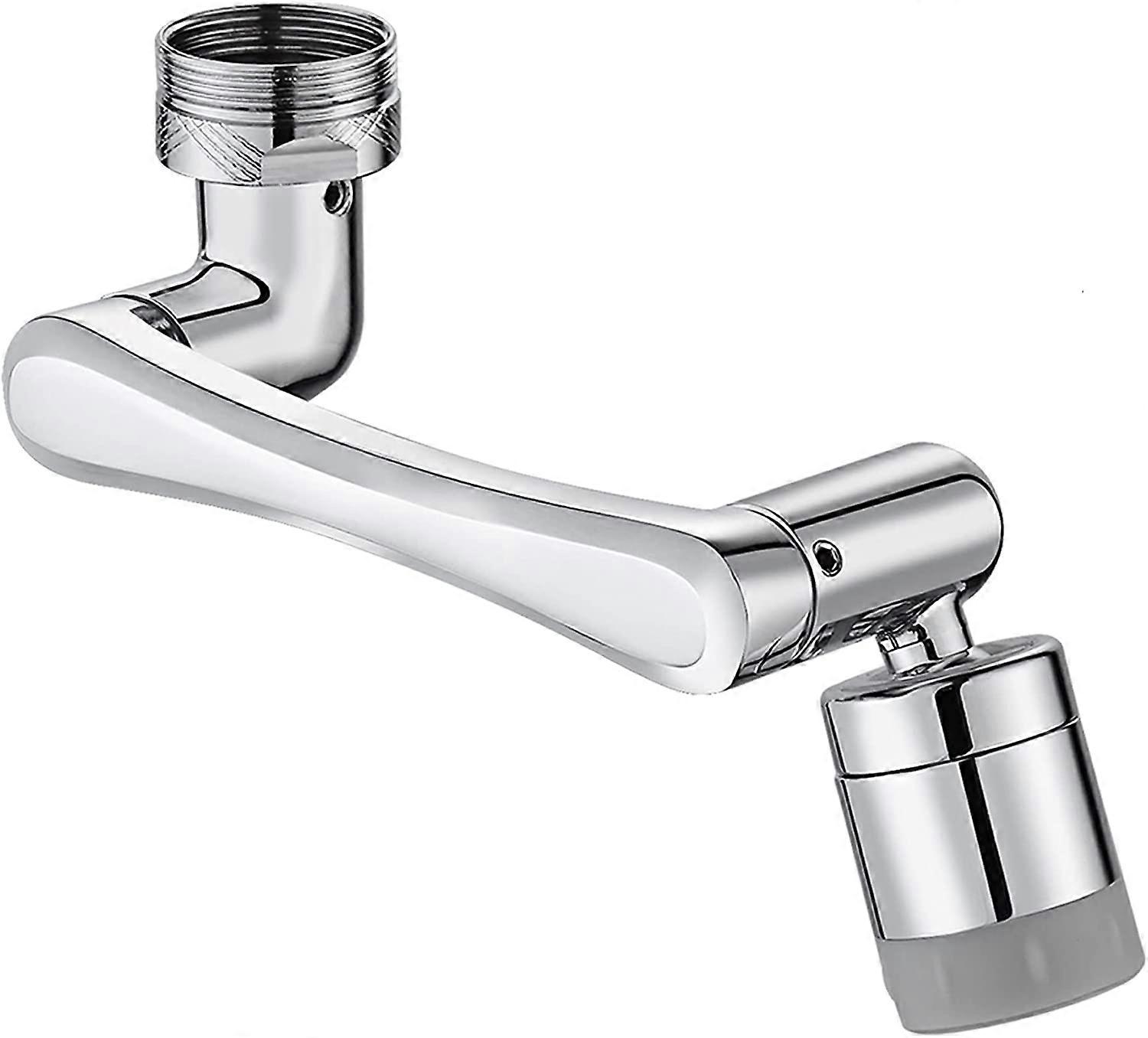 1440 Swivel Faucet Aerator, Swivel Faucet Attachment Aerator with 2 Spray Functions for 20mm, 22mm, 24mm Male Thread