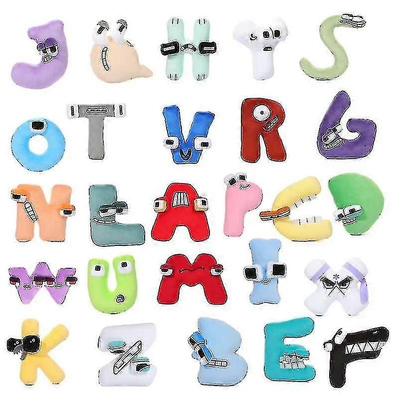 26 Styles Alphabet Lore Plush Toy Stuffed Plushie Doll Anime Soft Pillow Xmas Gifts
