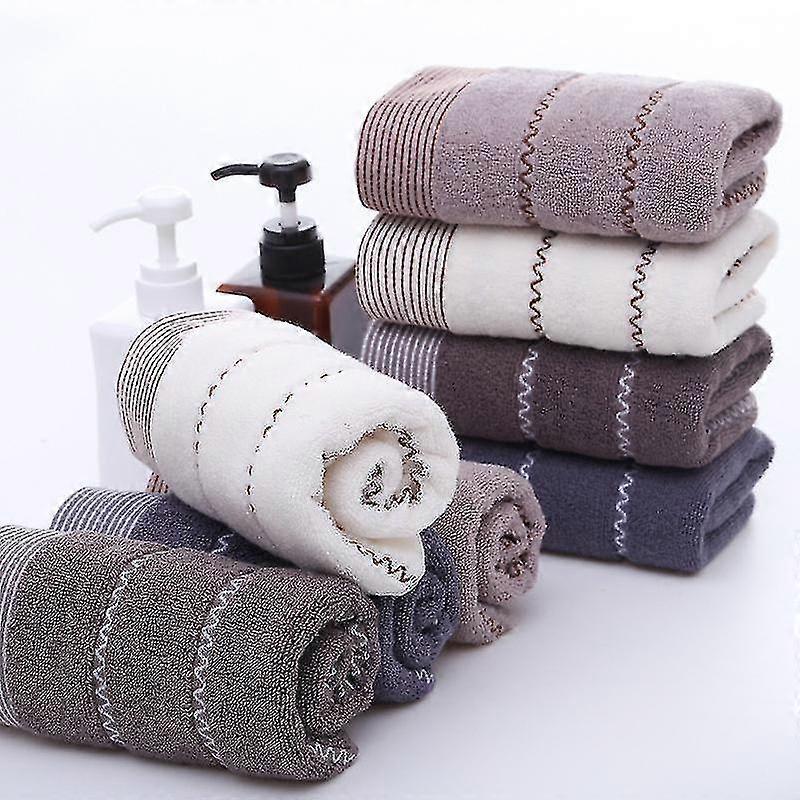 Set di 3 pezzi di asciugamano in puro cotone, asciugamano per il viso, asciugamano per necessità quotidiane ispessito