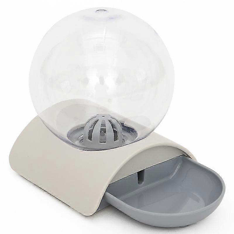 2.8L Automatic Pet Water Dispenser Cat Large Bowl Without Electricity Gray