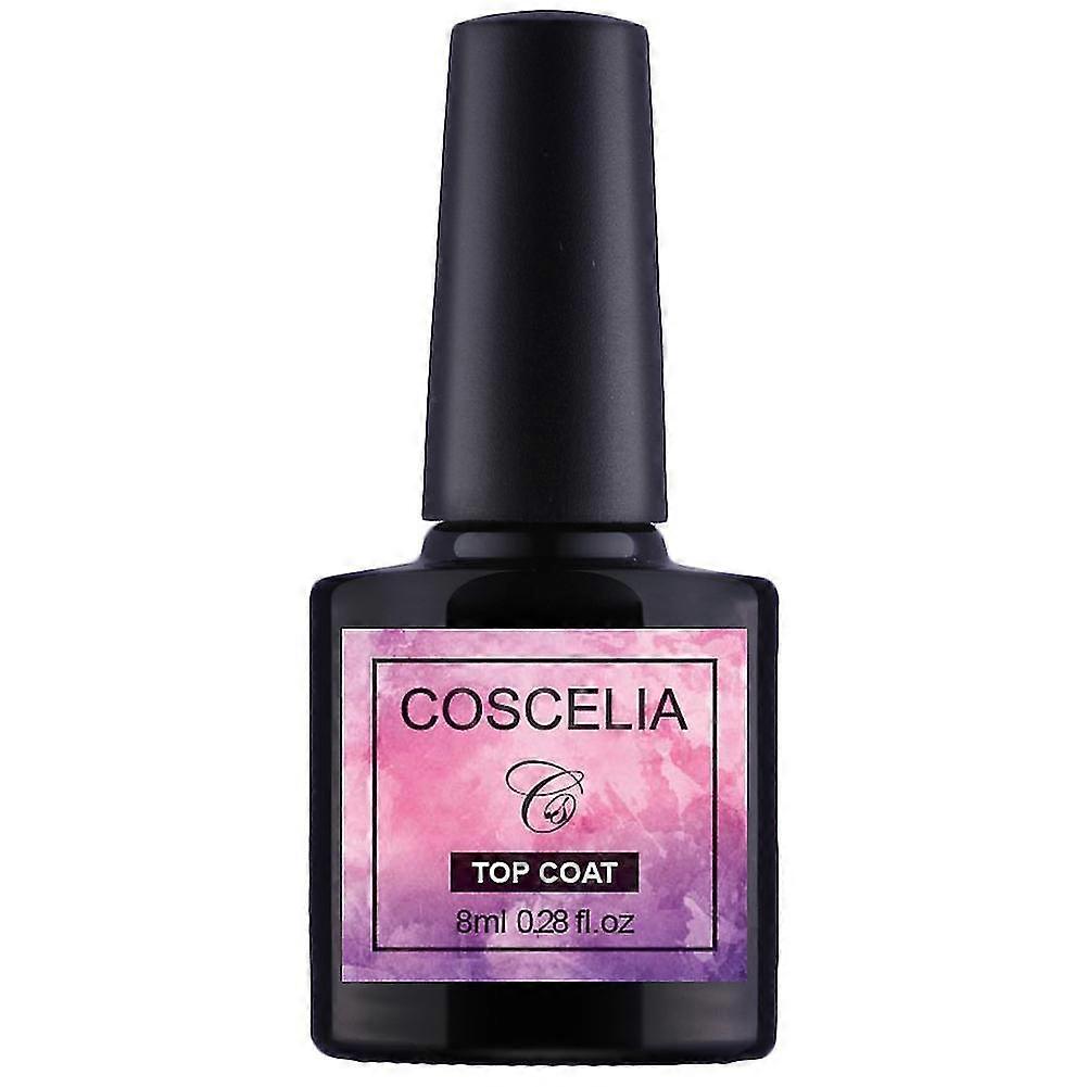 8Ml Glossy Long-Lasting Nail Polish Base Glue Seal Layer Sealer
