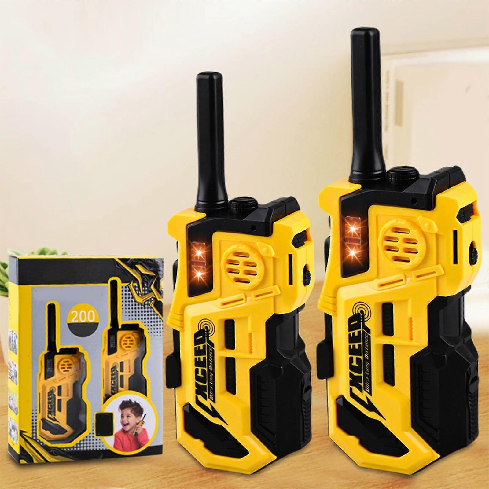 Interphone pour enfants Un jouet sans fil bidirectionnel en deux parties avec éclairage et un écran LCD adapté à l'exploration en plein air, au camping et à la randonnée