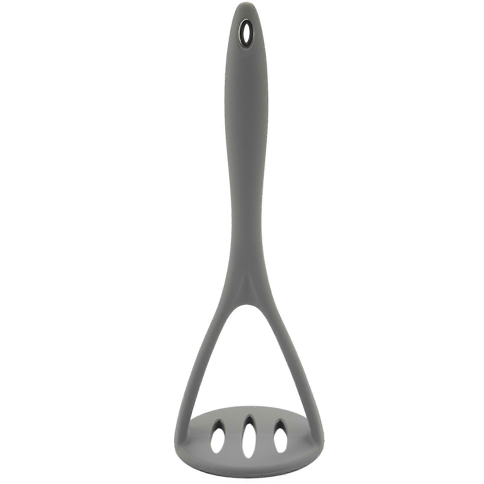 New Silicone Potato Pressure Mud Mashed Potato Pressed Masher For Fruit Hotel Restaurant Use Gray