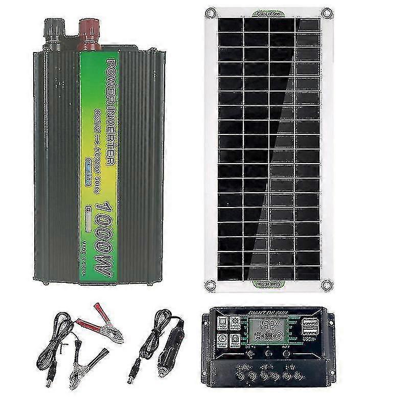 Solar Panel 1000w 220v Inverter Set