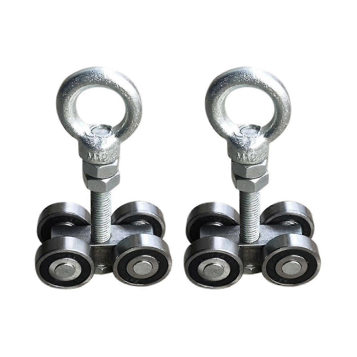 4 roues silencieuses Trolley Assembly Rollers Quatre roulements Trolley Assembly Tall Unistruts Strut Channel