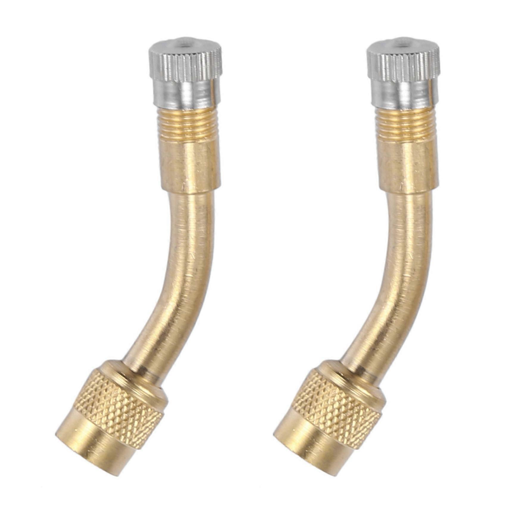 2 pcs 135 Degree Angle Tyre Valve Extension Adaptor Long for Motorcycle
