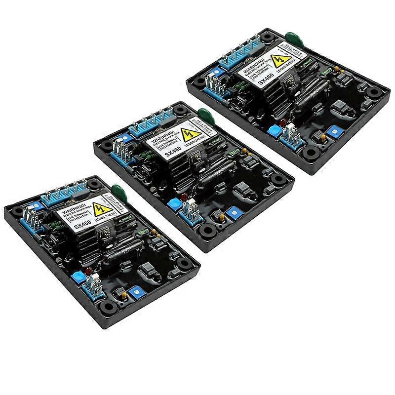 3X SX460 For Generator AVR Automatic Voltage Regulator Alternator Part Power Stabilizer