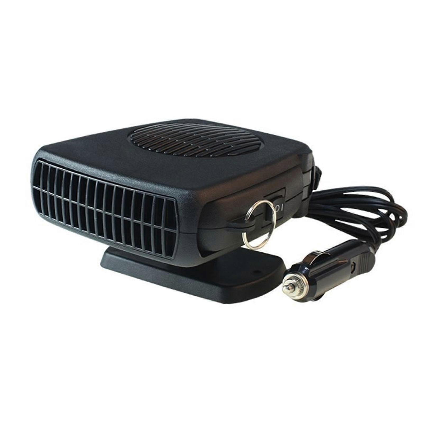 Portable Windshield Defogger and Defroster 200W Fast Heating&Cooling Fans with Cigarette Lighter Plug 360 Degree Rotary Base,100% New