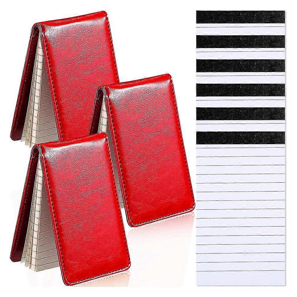 Mini Pocket Notepad Set 3.5X5.5in A7 Portable Business Notepad with 50 Inner Pages and 6 Notepad Re
