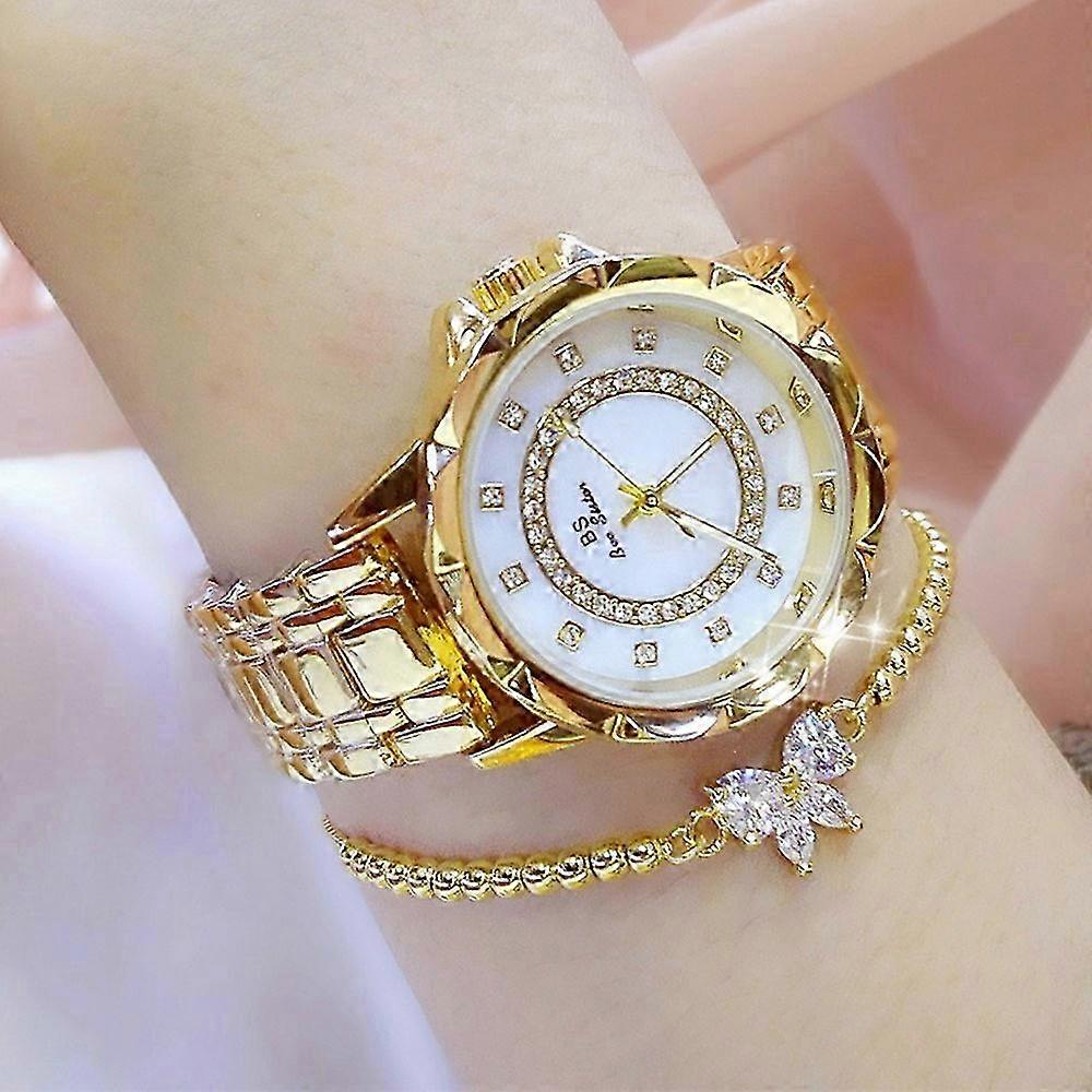 Metal Case Band Analog Wrist Watch