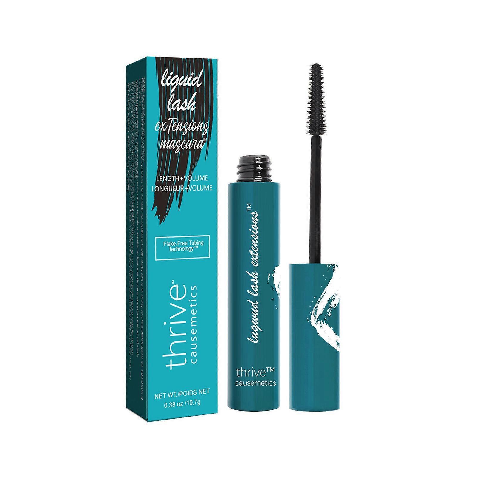 Black Thrive Mascara Liquid Lash Extension,Black Mascara for Natural Lengthening and Thickening Effect,0.38 oz/10.7g