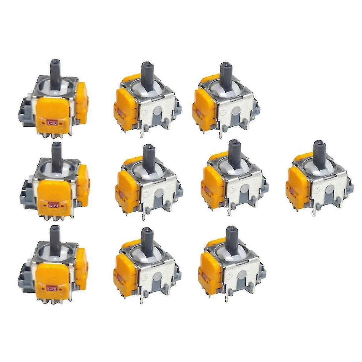 10pcs 3th Gen For Ps5 Joysticks Hall Electromagnetic High Precision Adjustable Joysticks