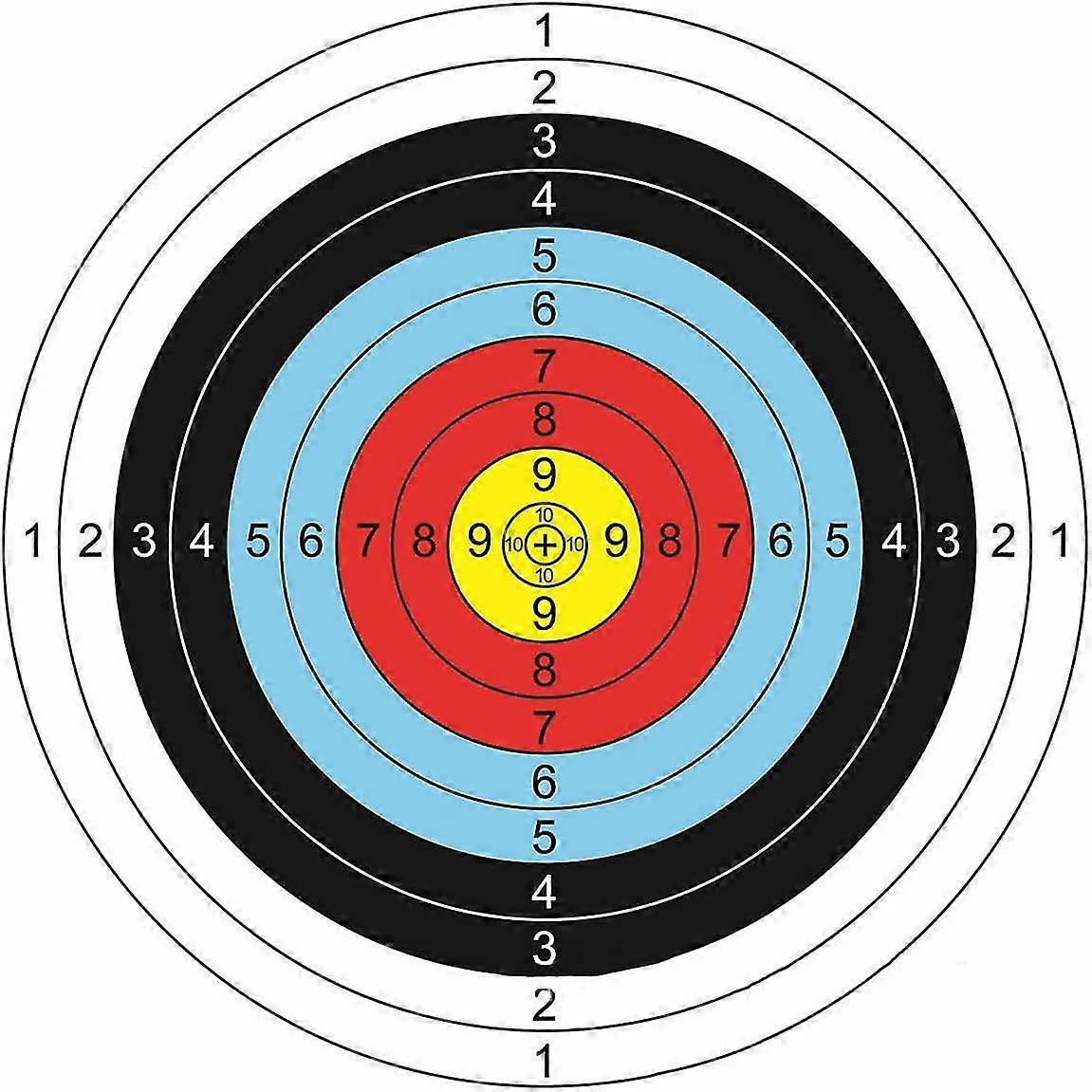 30pcs Archery Target Area Archery-shooting-paper-square Target-archery-exercise Paper-archery Props (40 X 40cm)