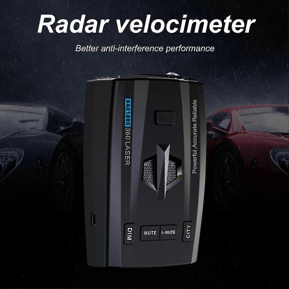 Car Radar Detector Sensitive Car Radar Speedometer Speed Alert Radar Laser Detector Alarm Warning Flow Velocity Automobile Parts