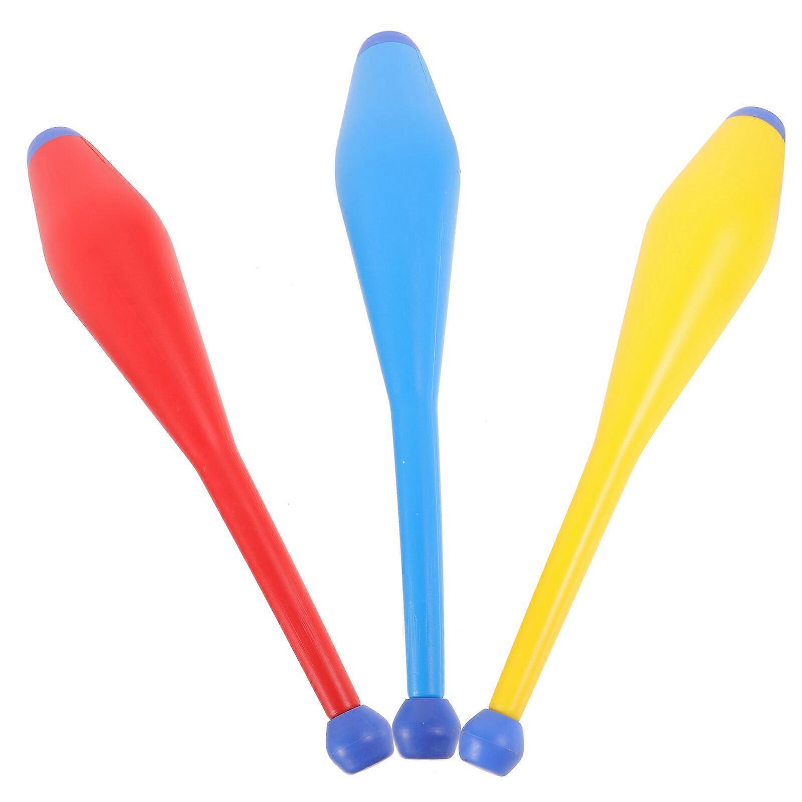3pcs Ultralight Juggling Pins Playing Juggling Sticks Acrobatic Stick Props