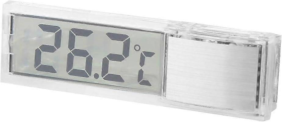 Electronic aquarium thermometer, exquisite and compact double-sided adhesive high-sensitivity simple