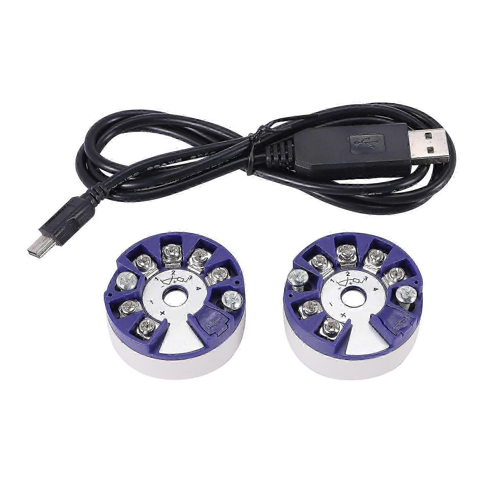 Programmable Thermocouple Rtd Pt100 To 4-20ma Converter Tc Rtd Input 4-20ma Output Head-mounted Temperature Transmitter