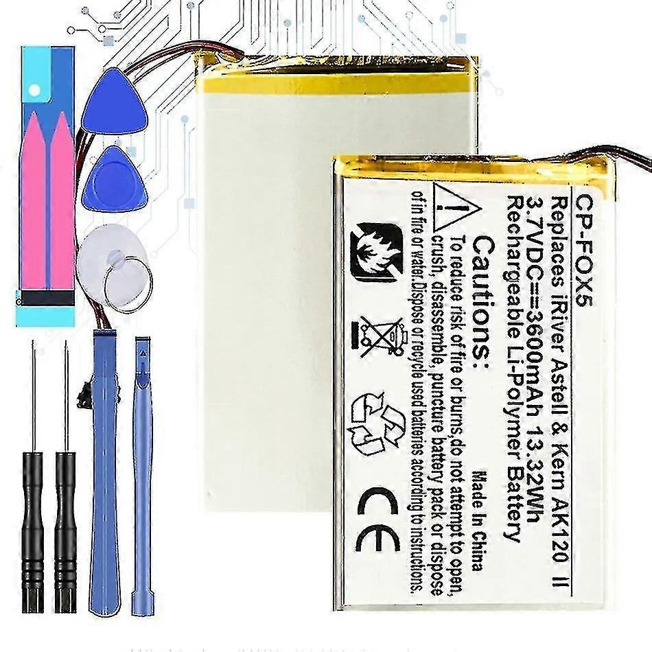 hgSpeaker Battery 3500mah suitable for Fiio X1 X3 X5 X7 Ii Iii Speaker Music Player-AE