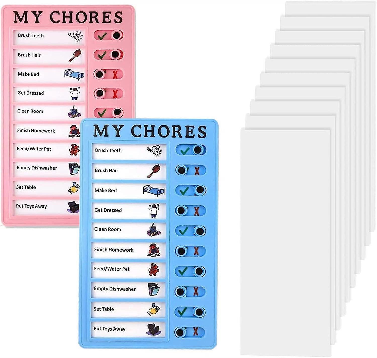 Daily Task Planning Board Wall Hanging Memo Plastic Board Multi Purpose Student Task Boards Detachable Chores Checklist Board
