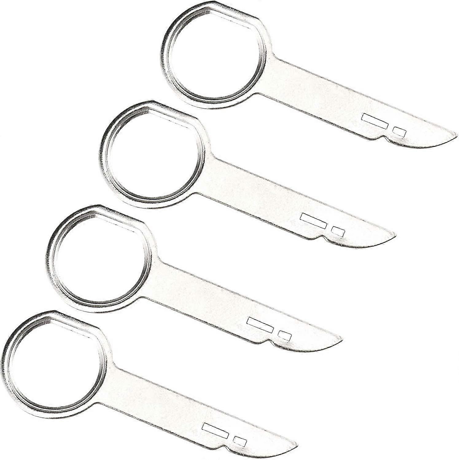 Radio Stereo Useful Removal Released Tools Kit For Car(4pcs, Silver)