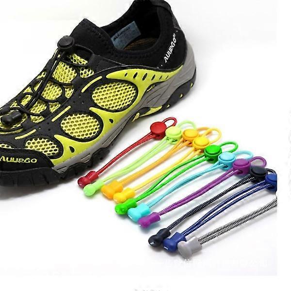 Elastic Shoelaces (Including Drawstring) Solid Color - Black