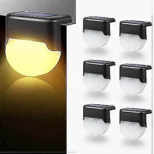 6 Pieces Of Solar Deck Lights, Automatic Switch, Suitable For Courtyards