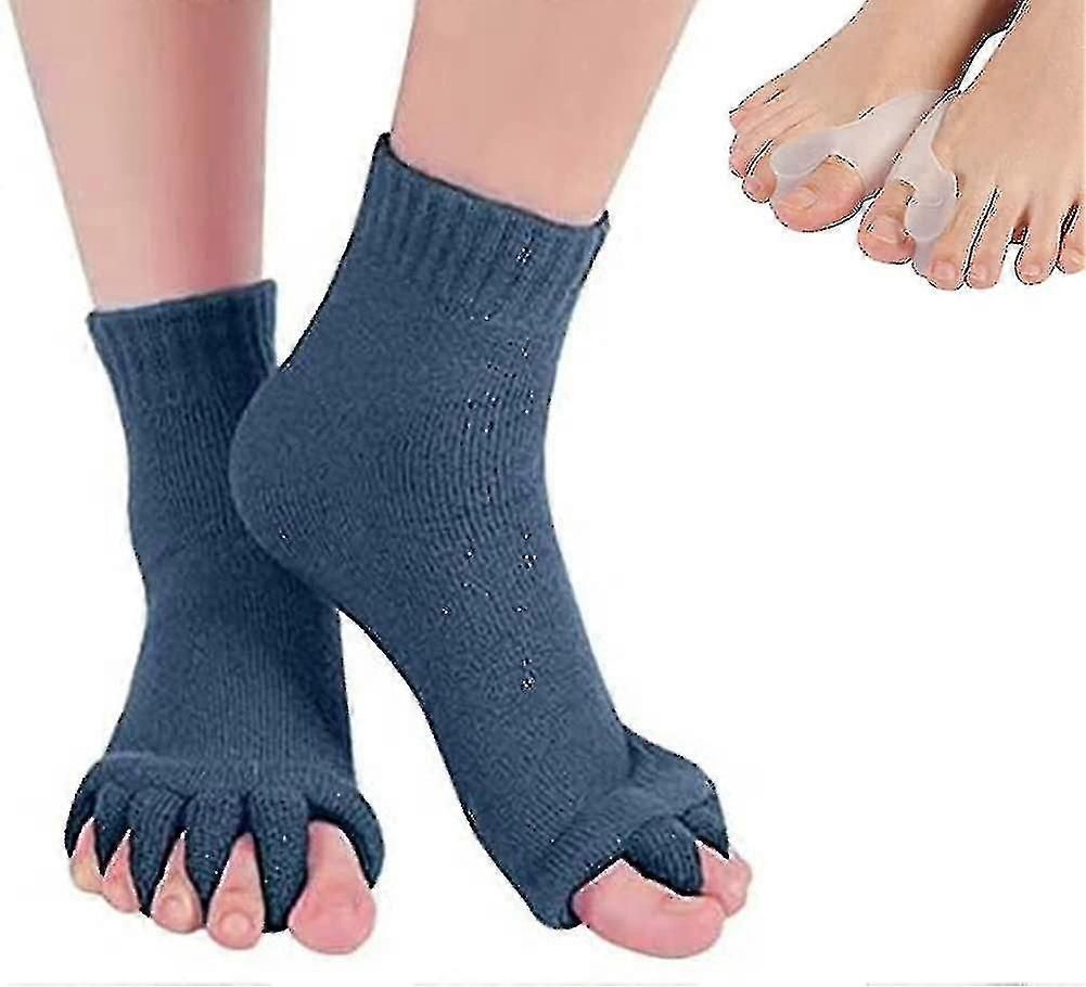 Toe Separator Socks With Bunion Pads