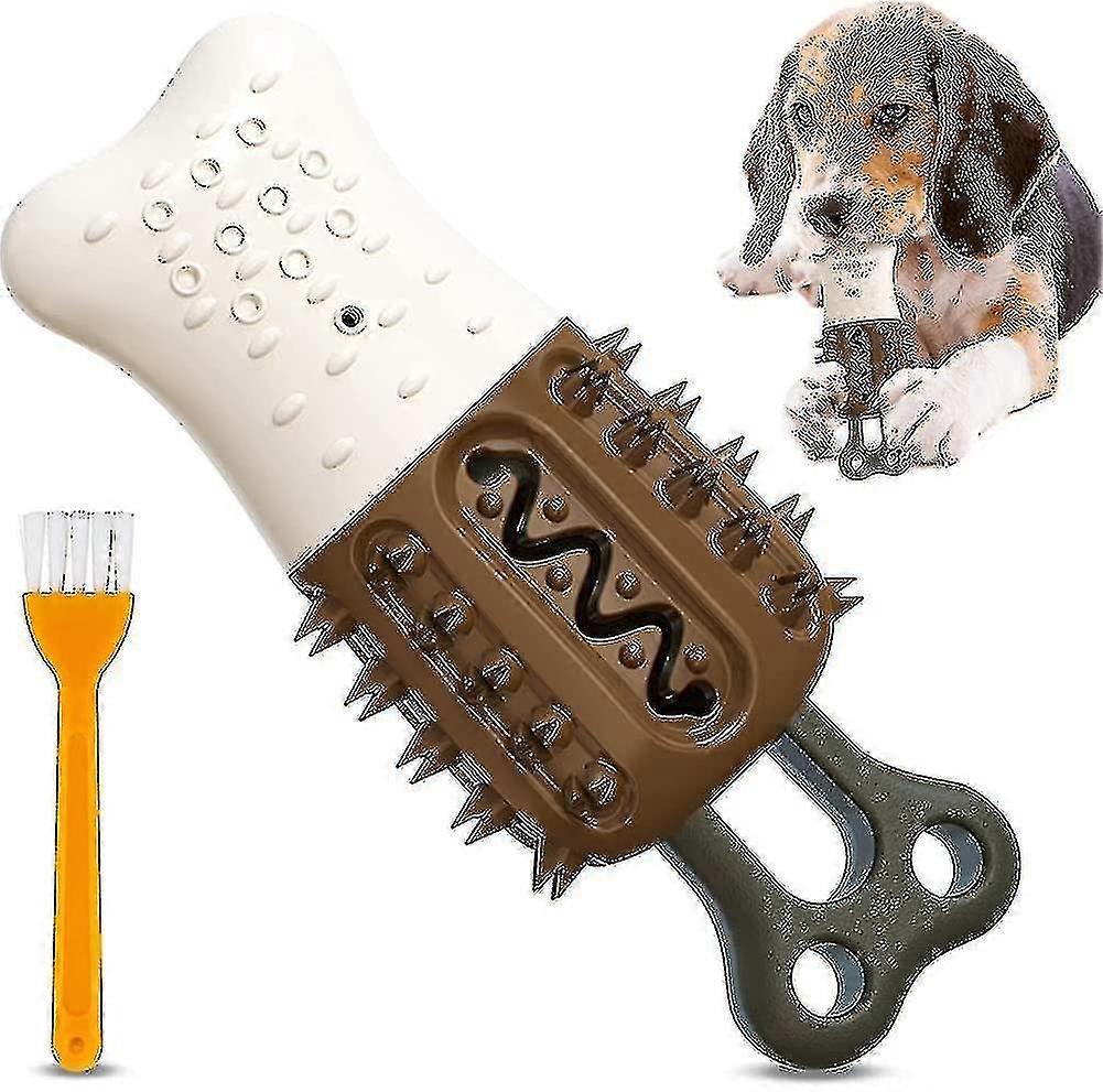Dog Toothbrush For Small Medium Dogs, Can Be Filled With Water Summer Cool Down