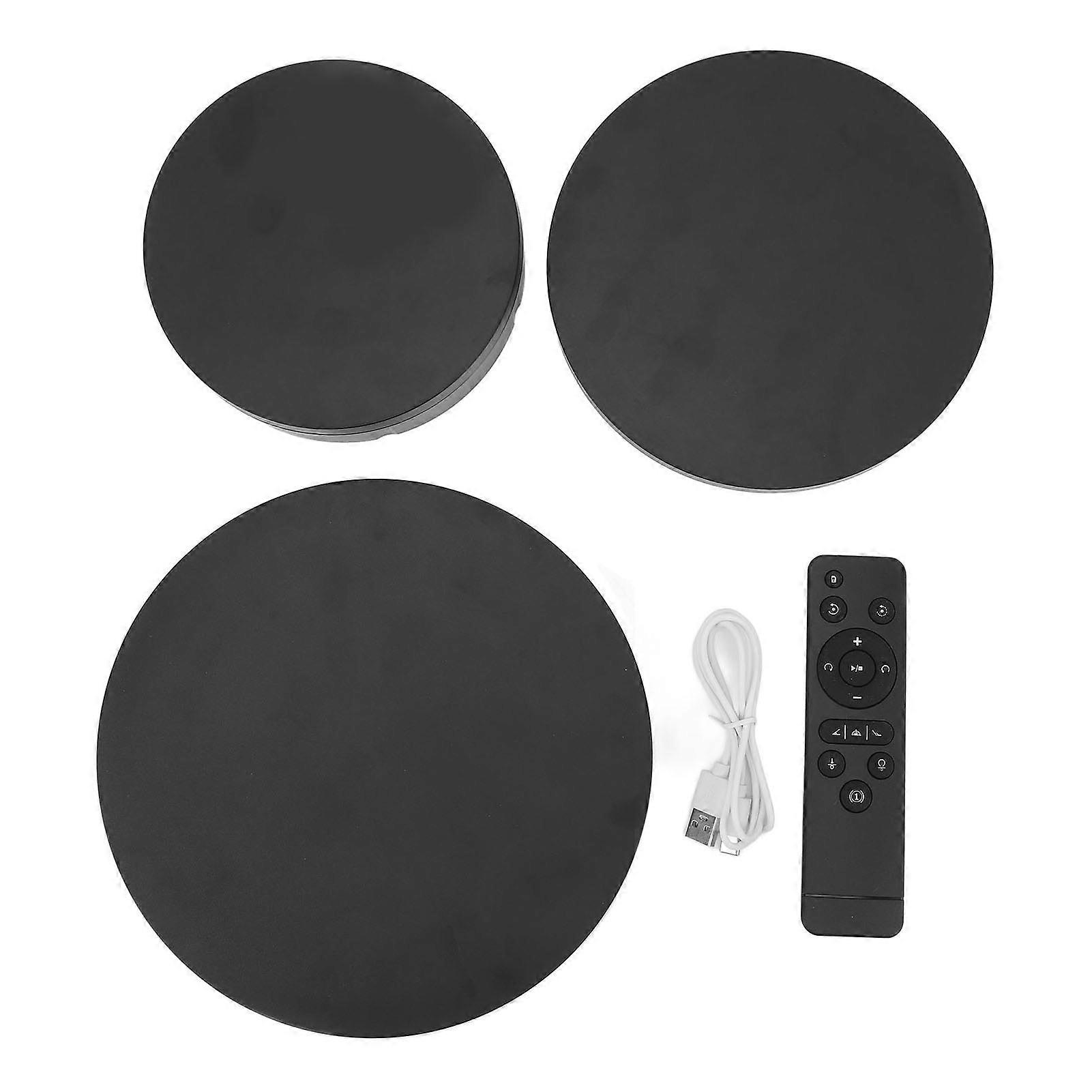 Rotating Display Stand 3 in 1 Multifunctional Type C Electronic Turntable Display Stand for Photography