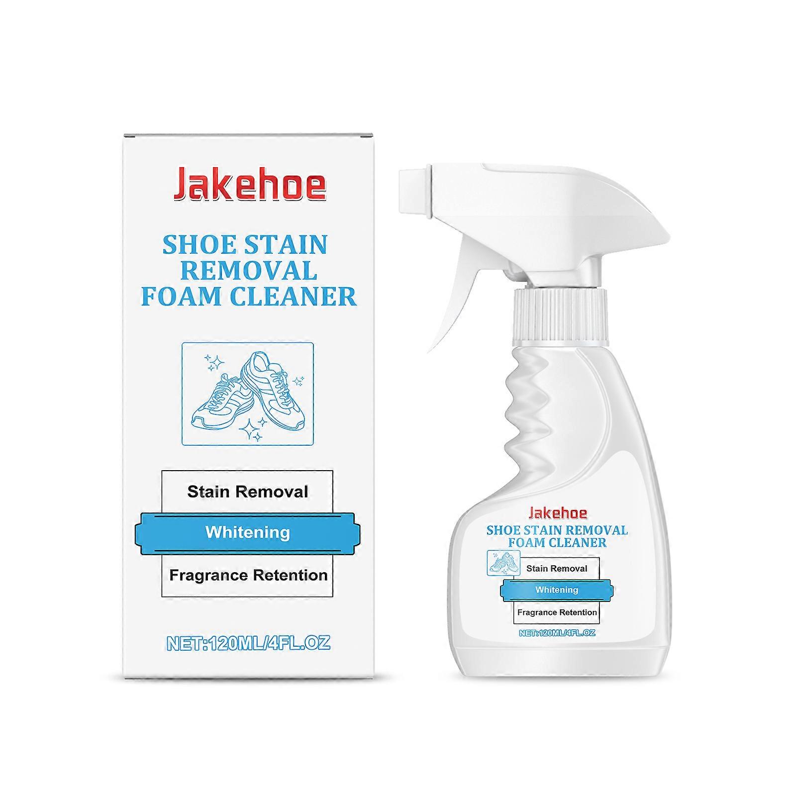 Foam Cleaner for White Shoes - Gentle Stain Remover for Yellow Edges, 120ml