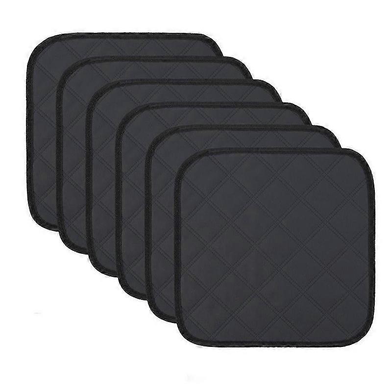 6 st marsvinsburfoder, tvättbart marsvinsströ, återanvändbara superabsorberande vattentäta smådjursmattor