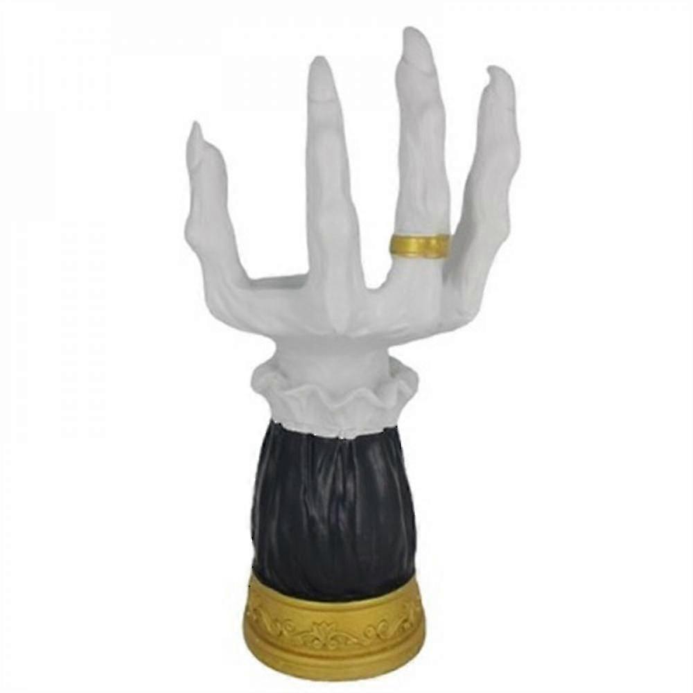 halloween hand tray handicraft statue resin candle holder tray