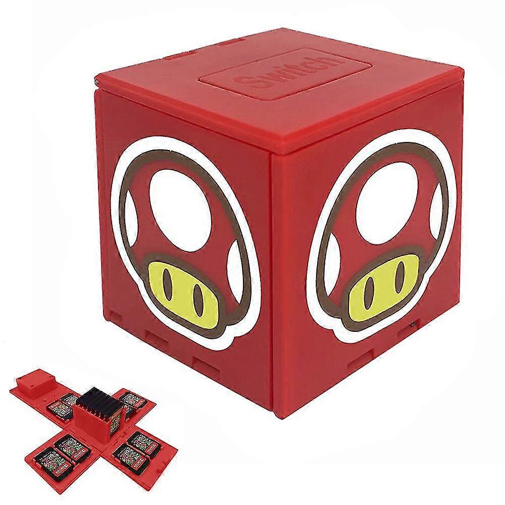 Games Cards Storage Box 16 Slot Portable Folding Cube Case Box For Nintendo Switch