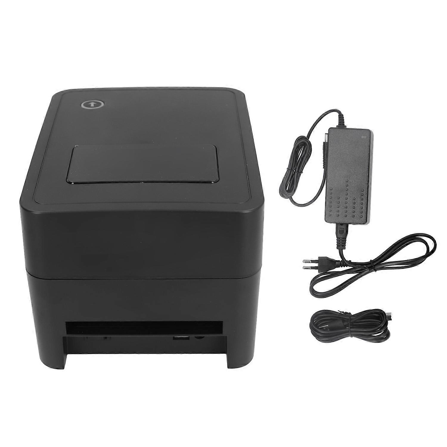 Thermal Label Printer USB Bluetooth High Speed Printing Shipping Label Printer 100‑240V EU Plug