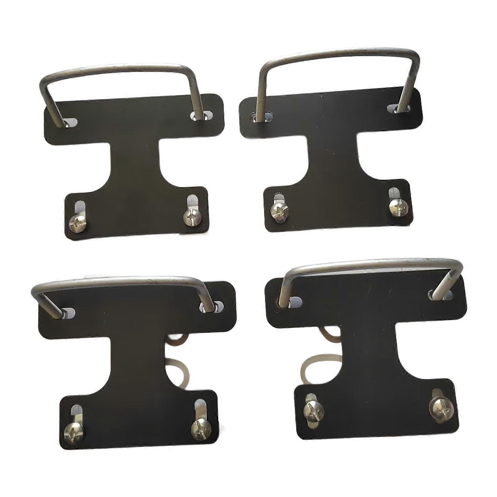 4x Jenerik Çatı Kutusu U Cıvata Kelepçeleri Trip Auto Outdoor için U Braket Klipsleri