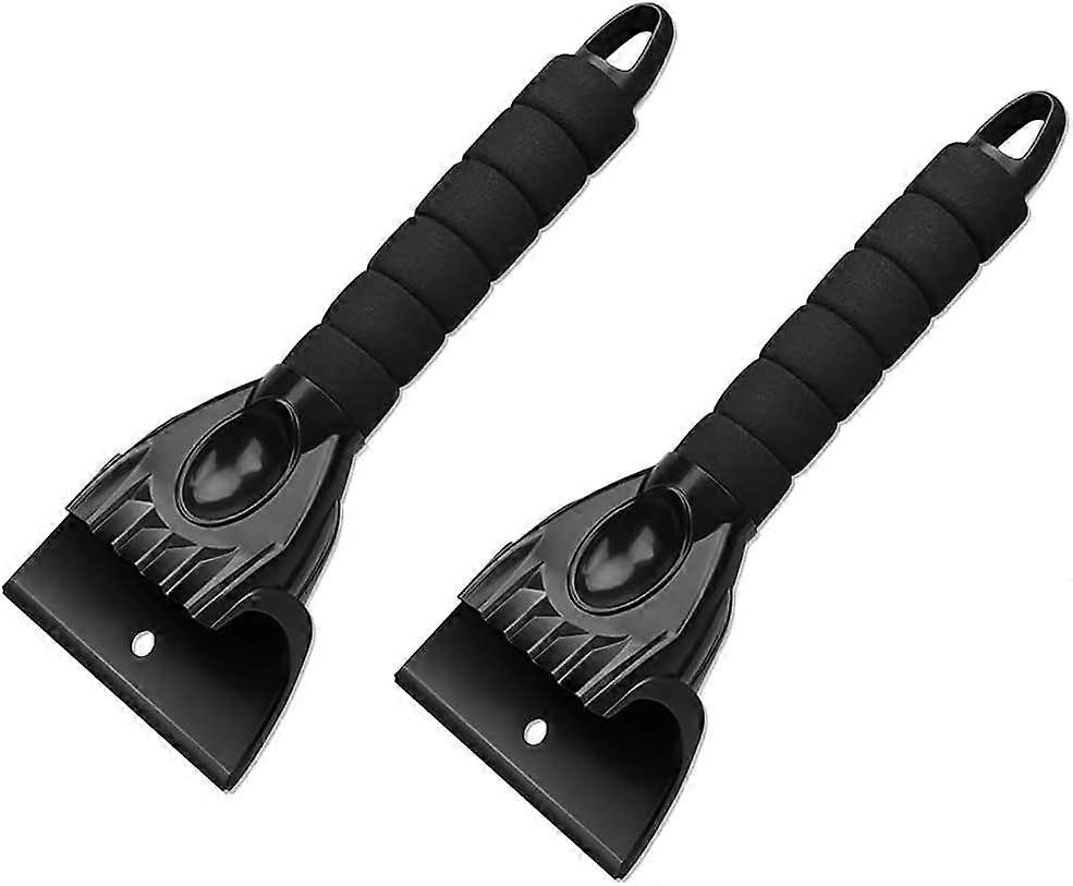 Pieces Car Ice Scraper, Windshield Ice Scraper with Non-Slip Handle Car Snow Scraper Plastic Ice Scraper Snow Scraper for Car Windshield, Black