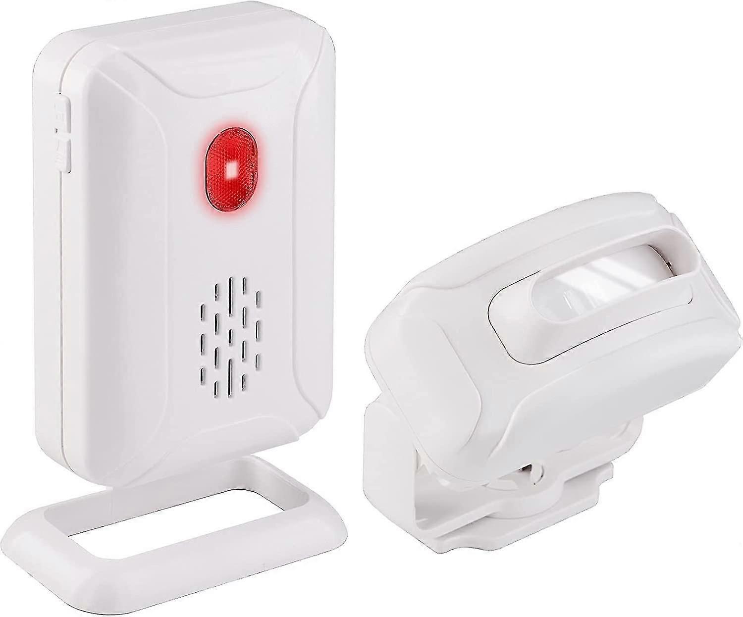 Motion Sensor Driveway Alarm, Infrared And Microwave Radar Dual Detection Security Alarm Door Bell me For Business Entry Office e Front Door Ent,9566