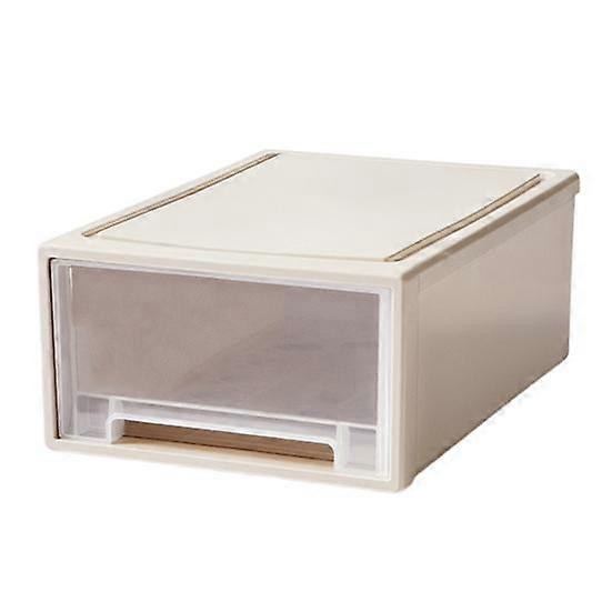 Plastic Drawer Storage Organizer Stacking Drawers Strong Load-Bearing Recessed Handle Design Large Capacity