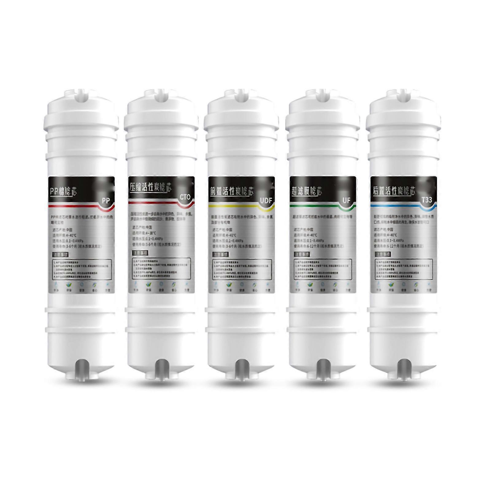Wasserreiniger Filter Integrierte Ultrafiltration Reinigungselement Wasserfilter für Zuhause Set von 5 Stück