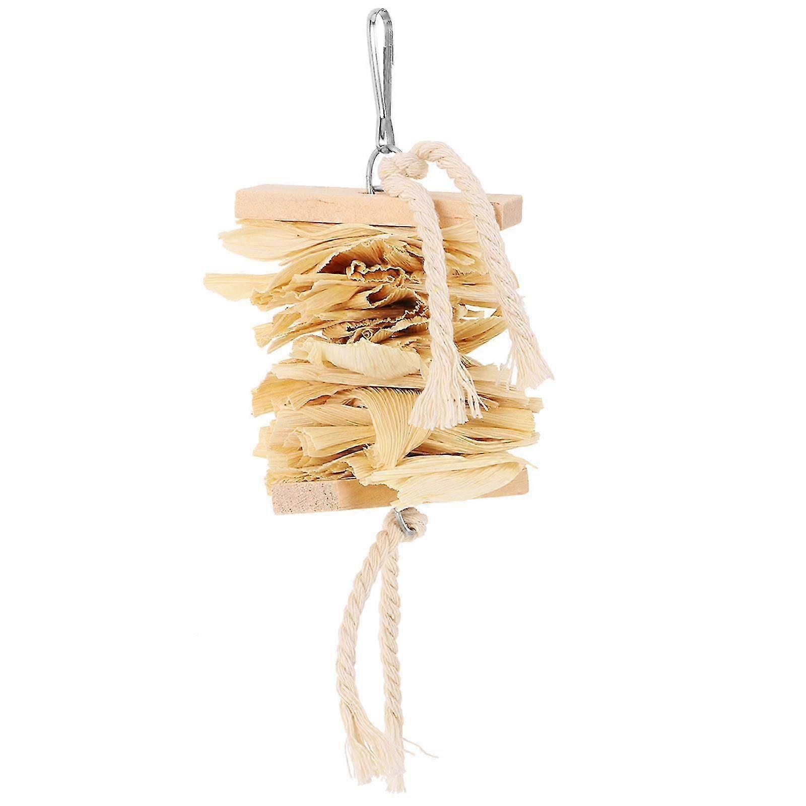 Bird Shredding Toy Parrots Chew Toy Hanging Toy Bird Cage Accessory Shredding Toy for Parrot