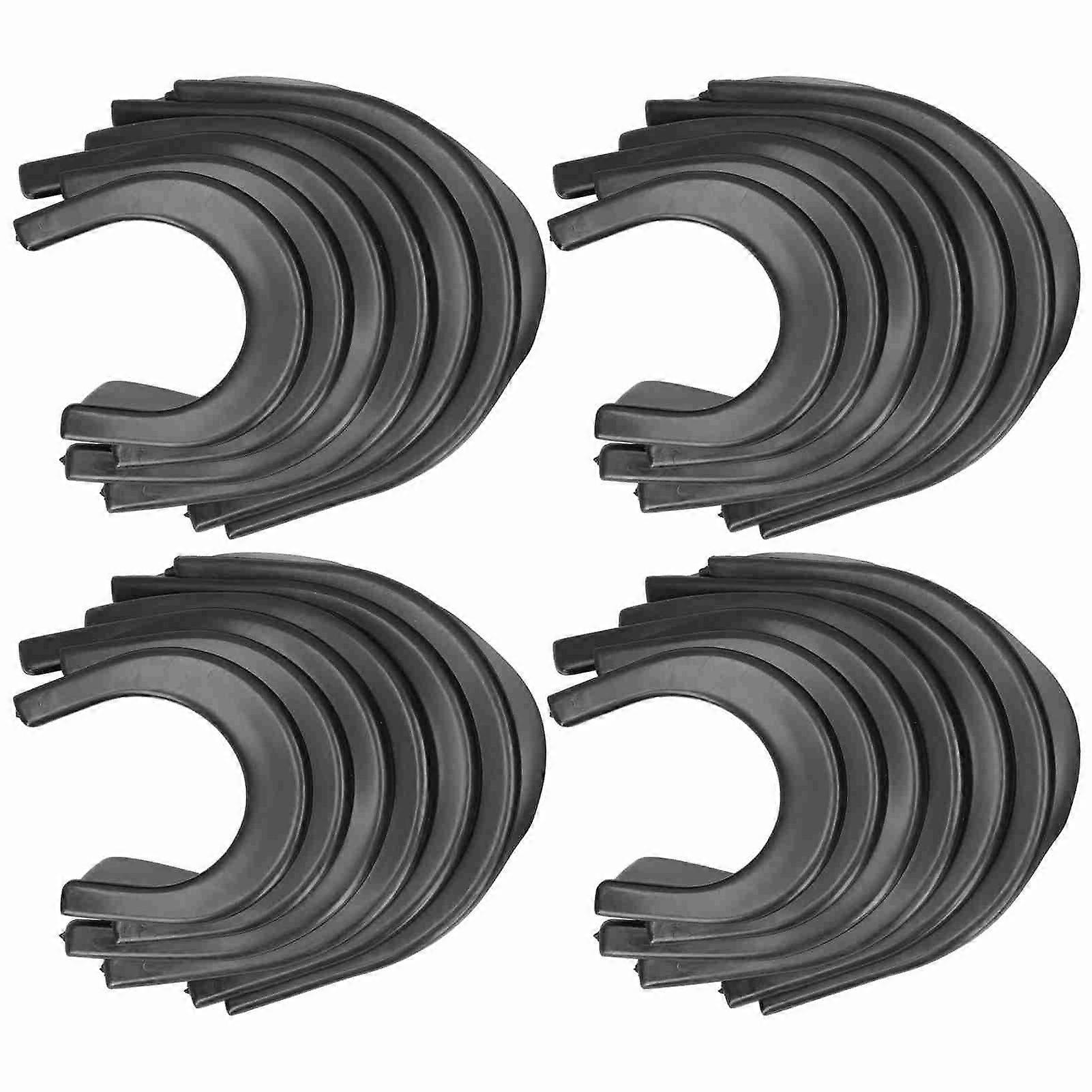 Billiard Table Liners 4Set Billiard Table Pocket Corner Liners Replacement Pool Cue Sports Accessory Black