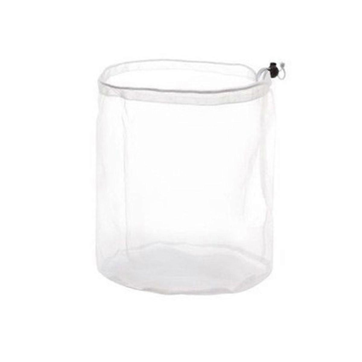 Portable Drawstring Laundry Bag Washing Machine Clothes Cleaning Washing Mesh Net Bag 30*36cm White