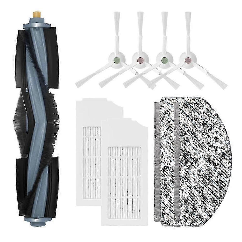 For Ecovacs Deebot T10 Plus Main Brush Side Brush Hepa Filter Mop