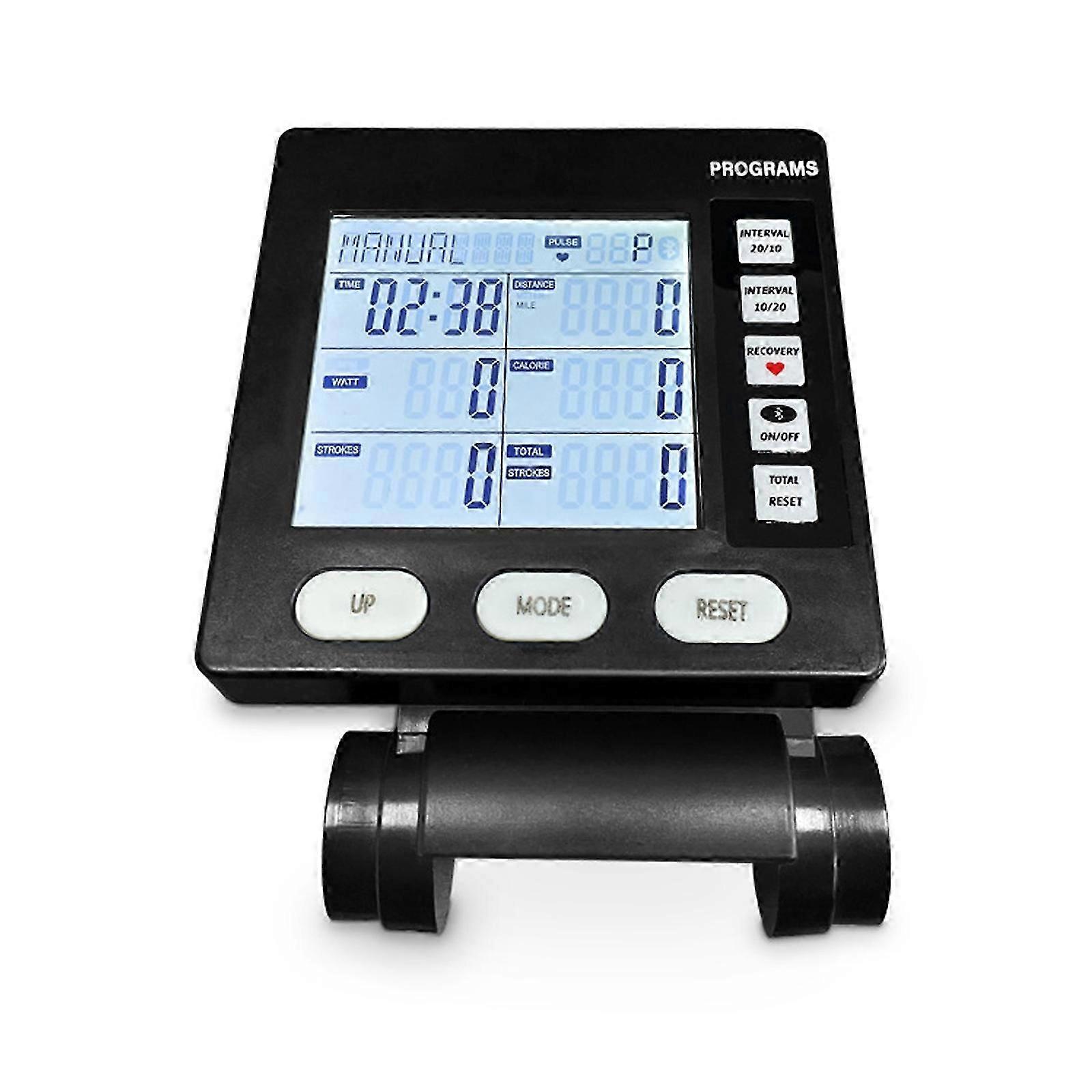 Geavanceerd Bluetooth-roeimachinedisplay met aanpasbare fitnesstracking