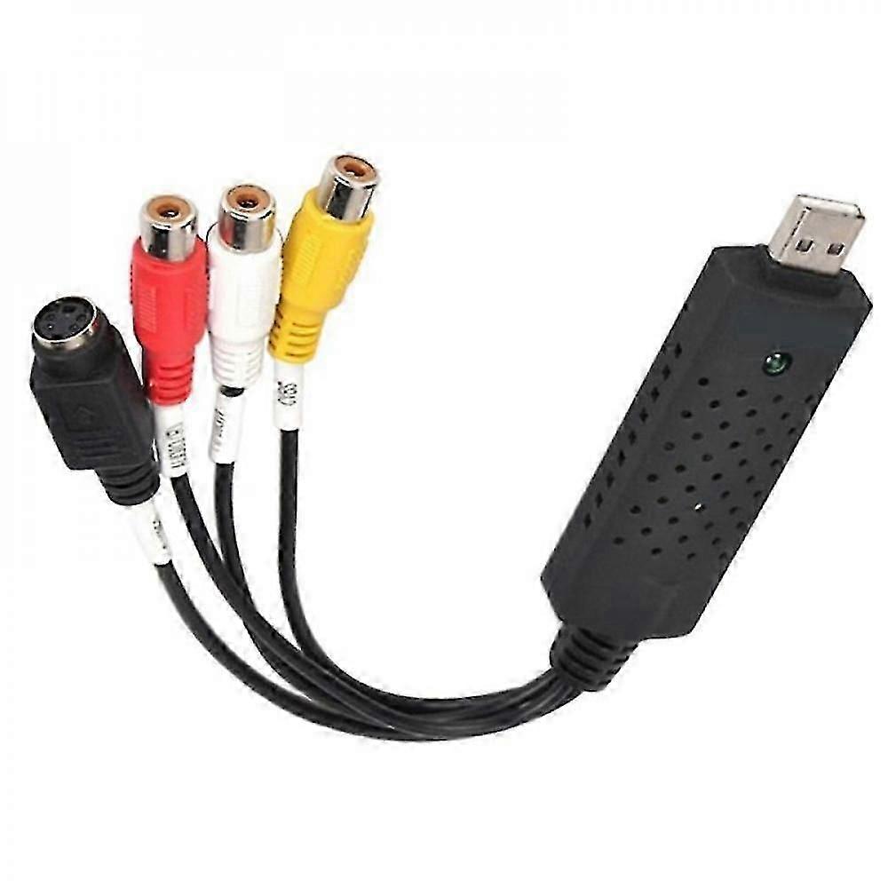 Usb 2.0 Audio Video Vhs To Dvd Pc Converter Capture Card Adapter For Win 10 WVM