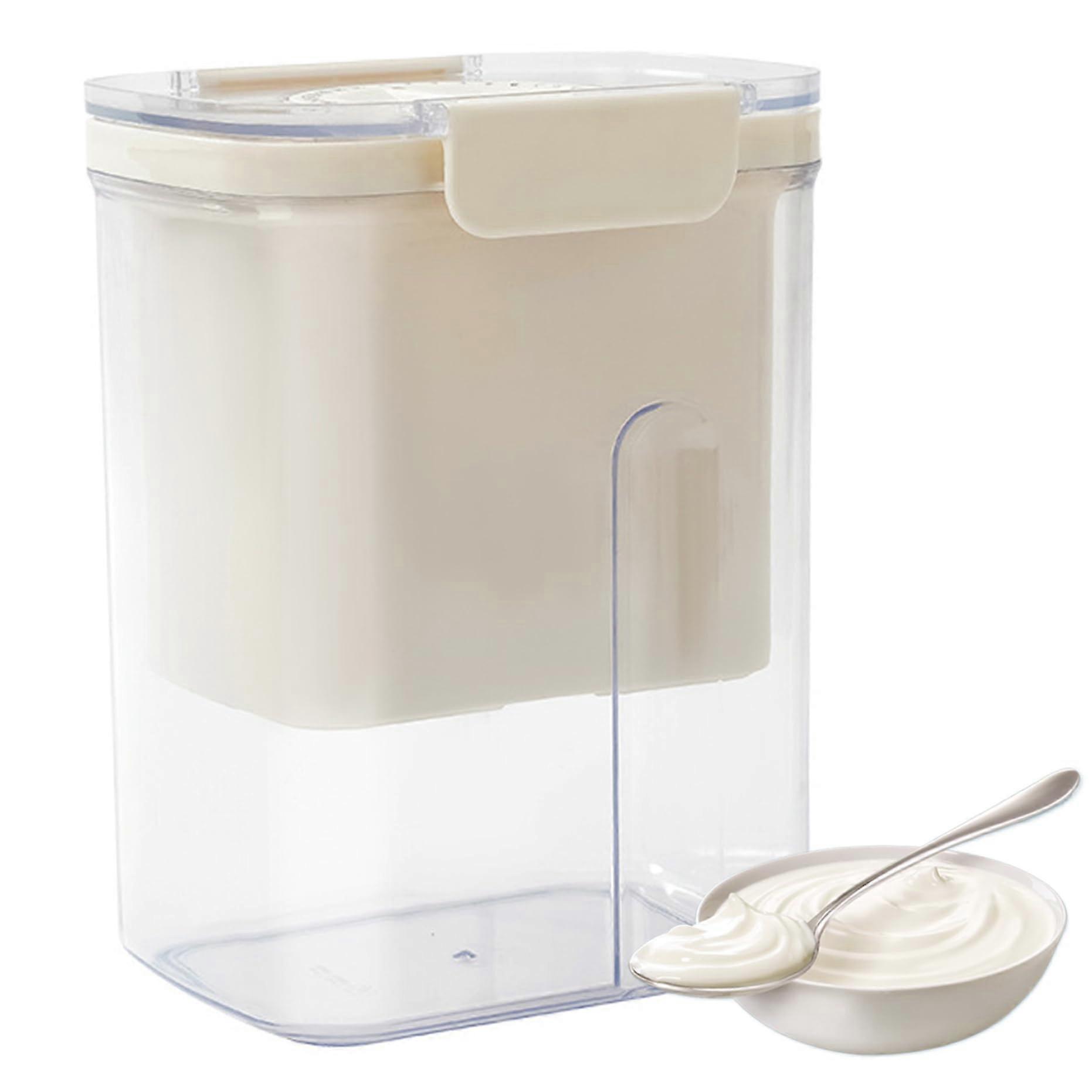 Yogurt Strainer 34 Oz Capacity 225 Mesh BPA-Free Reusable Filter