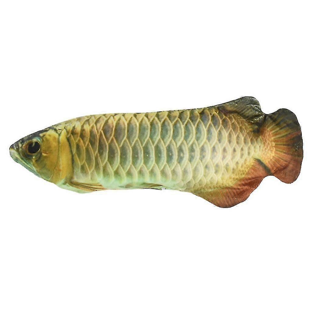 Catnip Simulation Arowana Fish For Cat Playing Chew Toy Electric Rechargeable Te