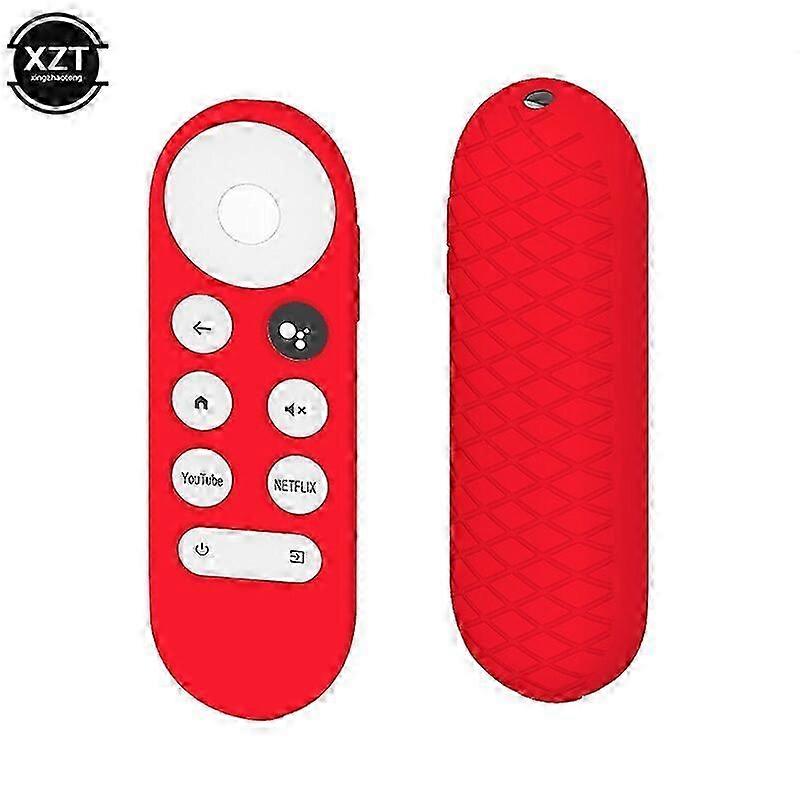 Newest Non-slip Soft Silicone Case For Chromecast Remote Control Protective Cover Shell For Google Tv 2020 Voice Remote Control - Remote Control - Ali