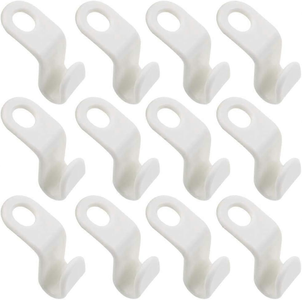 30 Pieces Plastic Hanger Hooks, Hanger Connection Hook for Wardrobe Space Saving