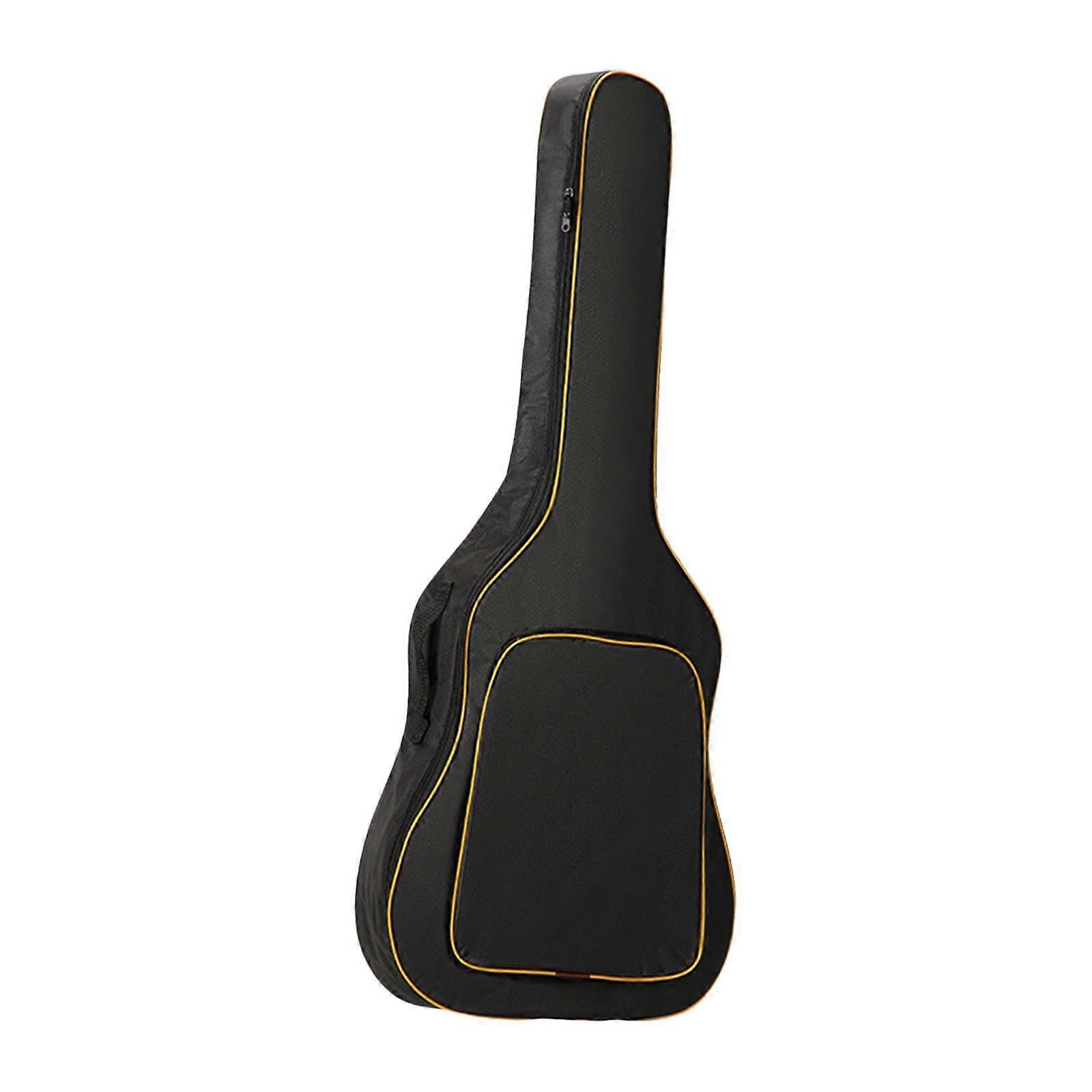 Vattentät gitarr gig bag, vaddering ryggsäck och sidohandtag med framfickor,
